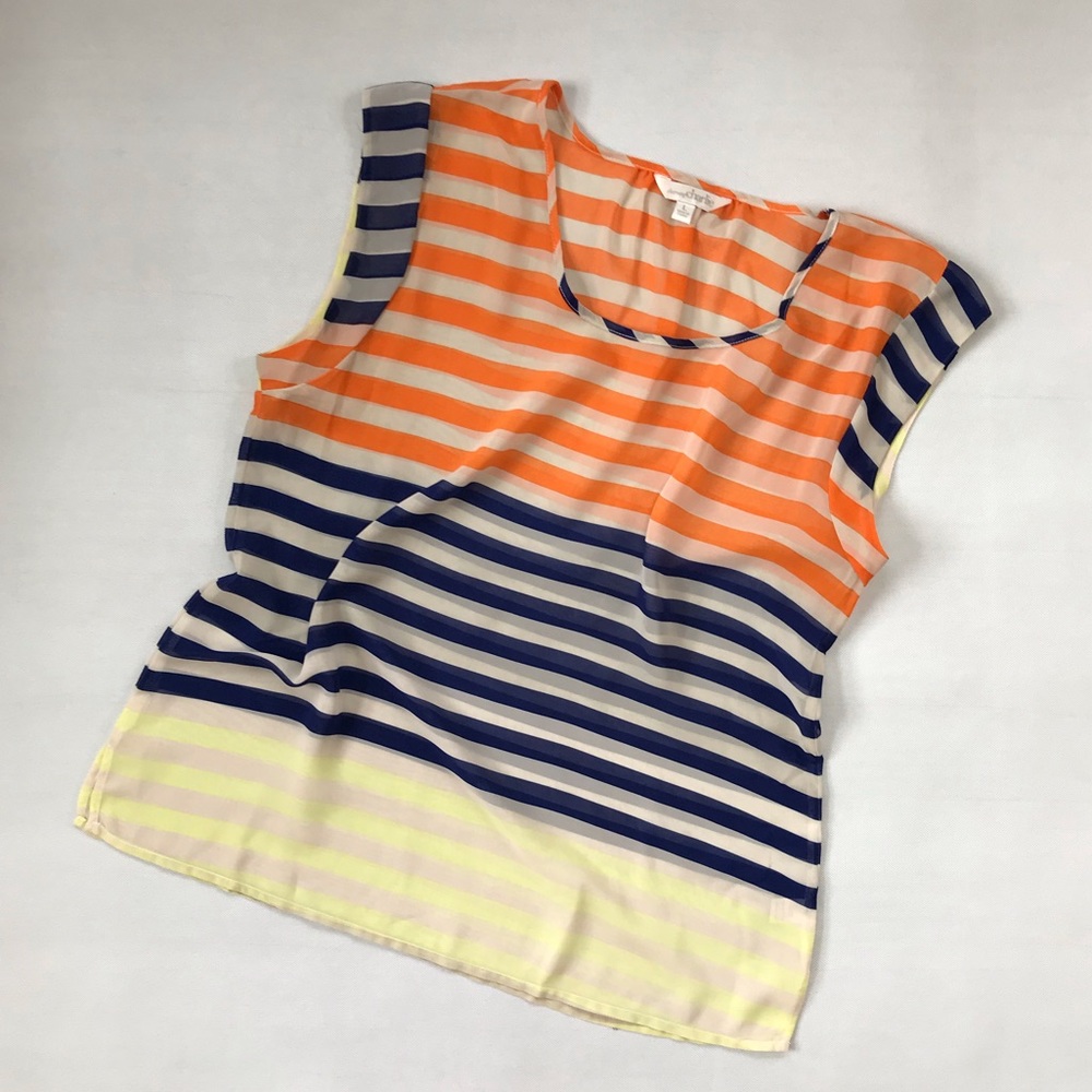 Charming Charlie Striped Blouse